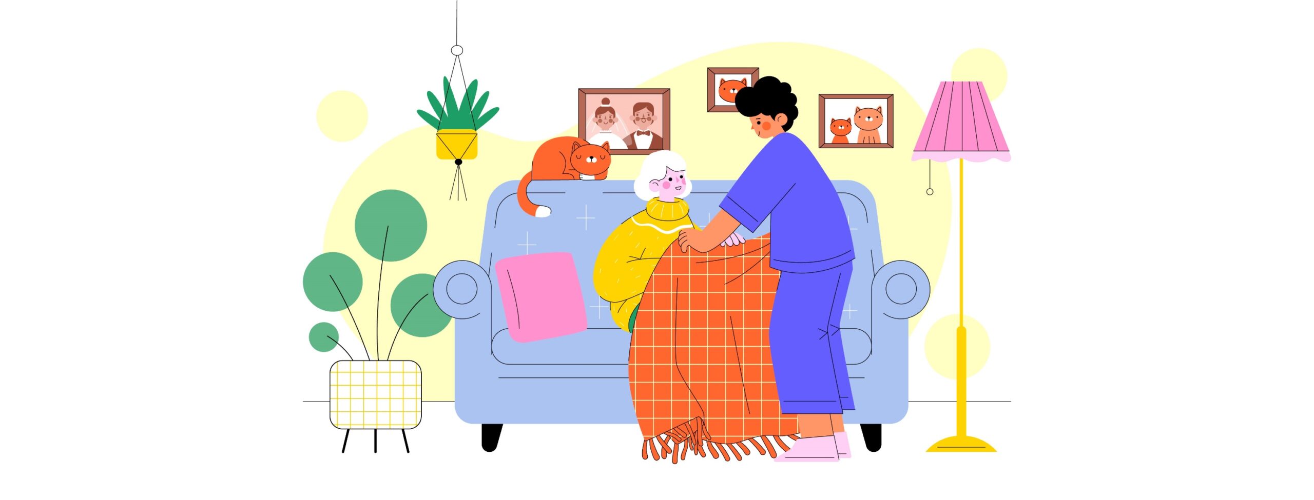 Adults Caring for Elderly