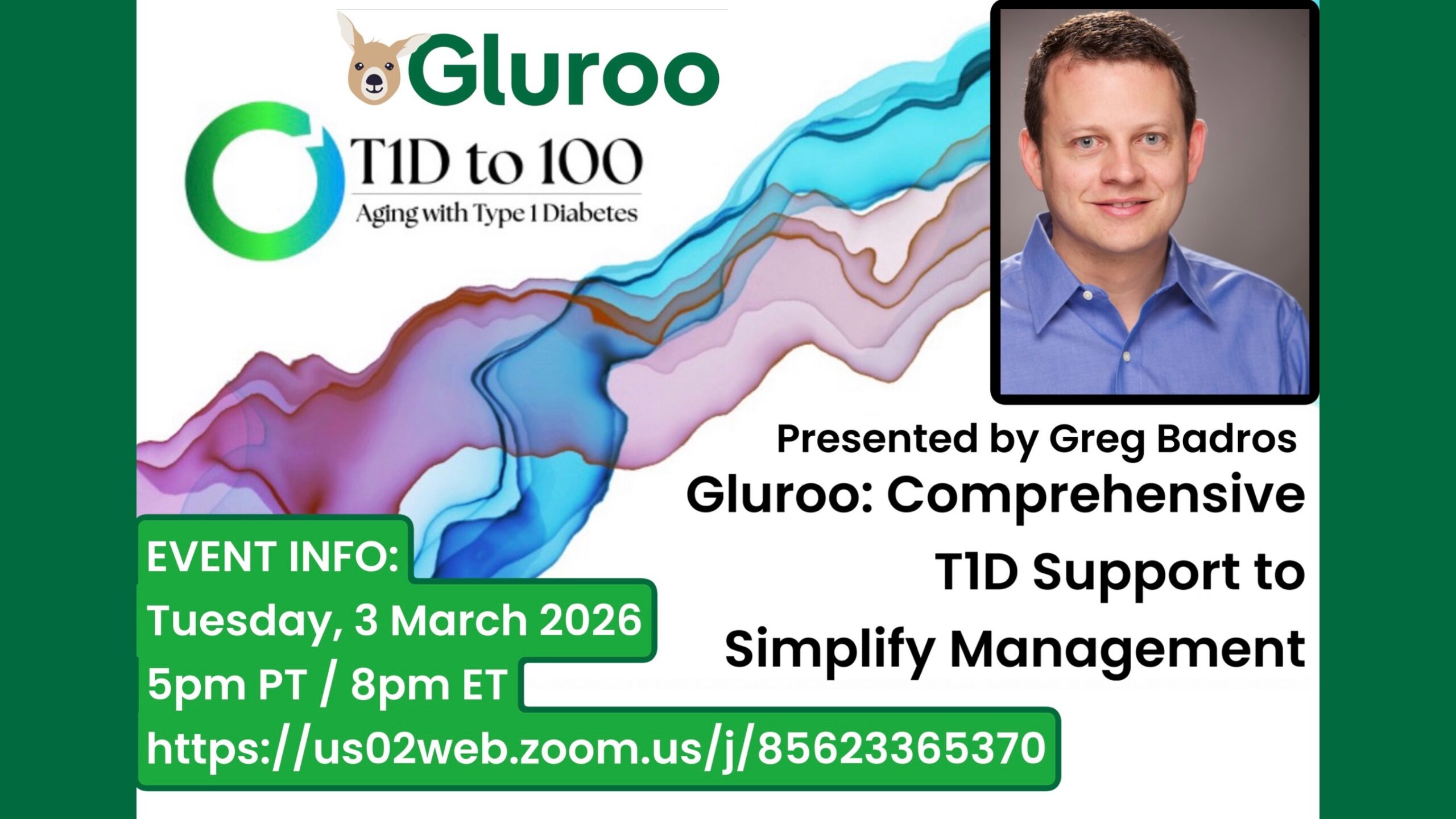 Gluroo x T1D March 3rd Event