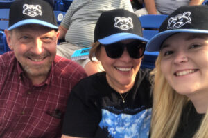 Liz, John, and their daughter Maria