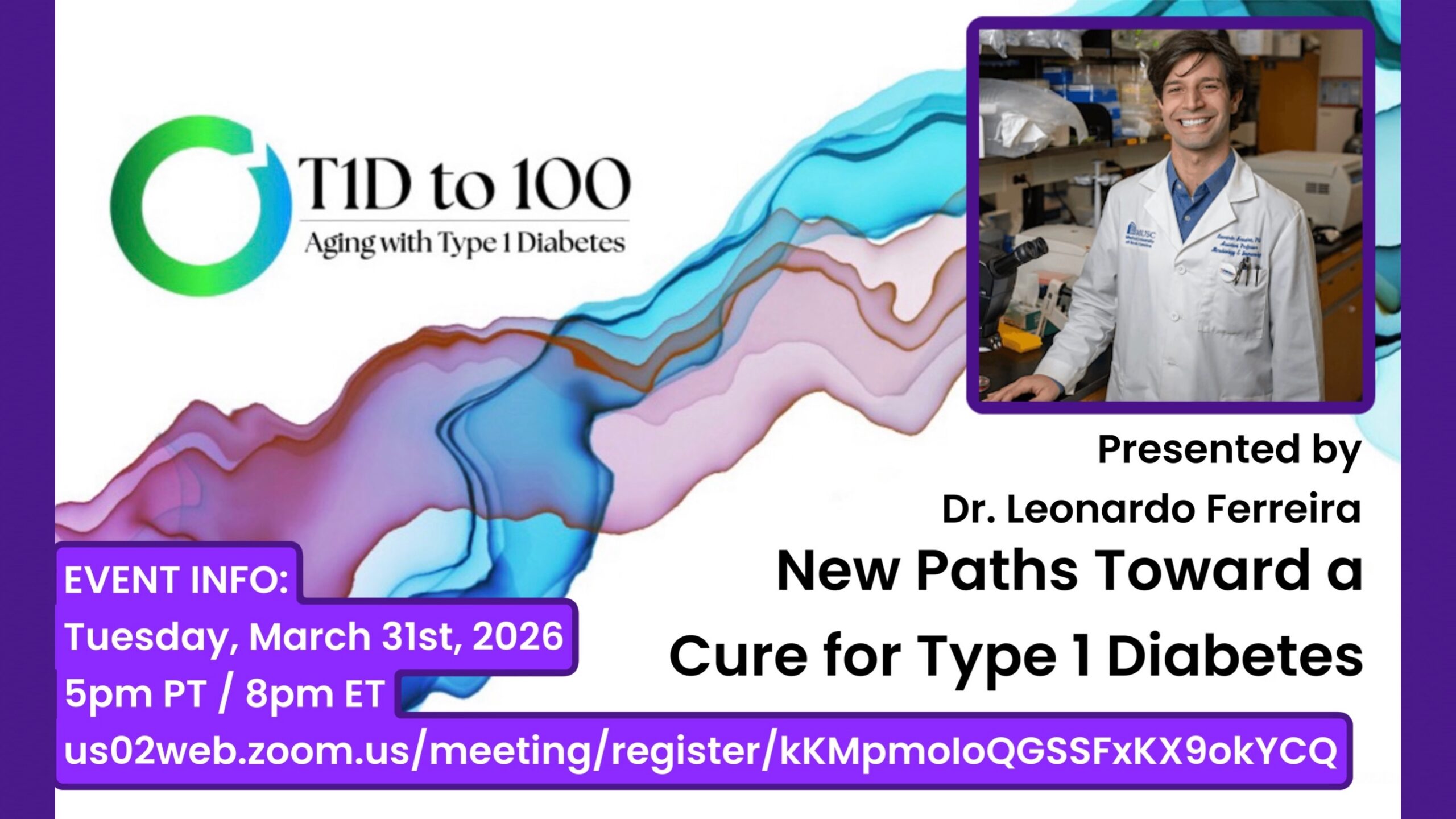 March 31st, 2026 Dr. Leonardo Ferreira Webinar Flyer